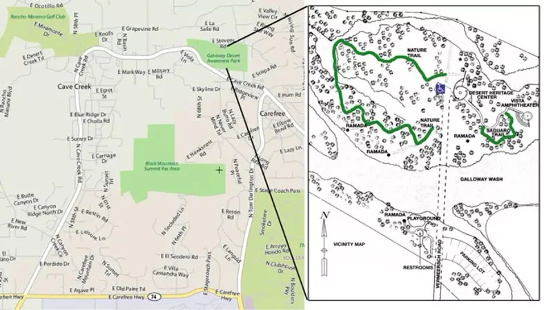 Desert Awareness Park Location Map